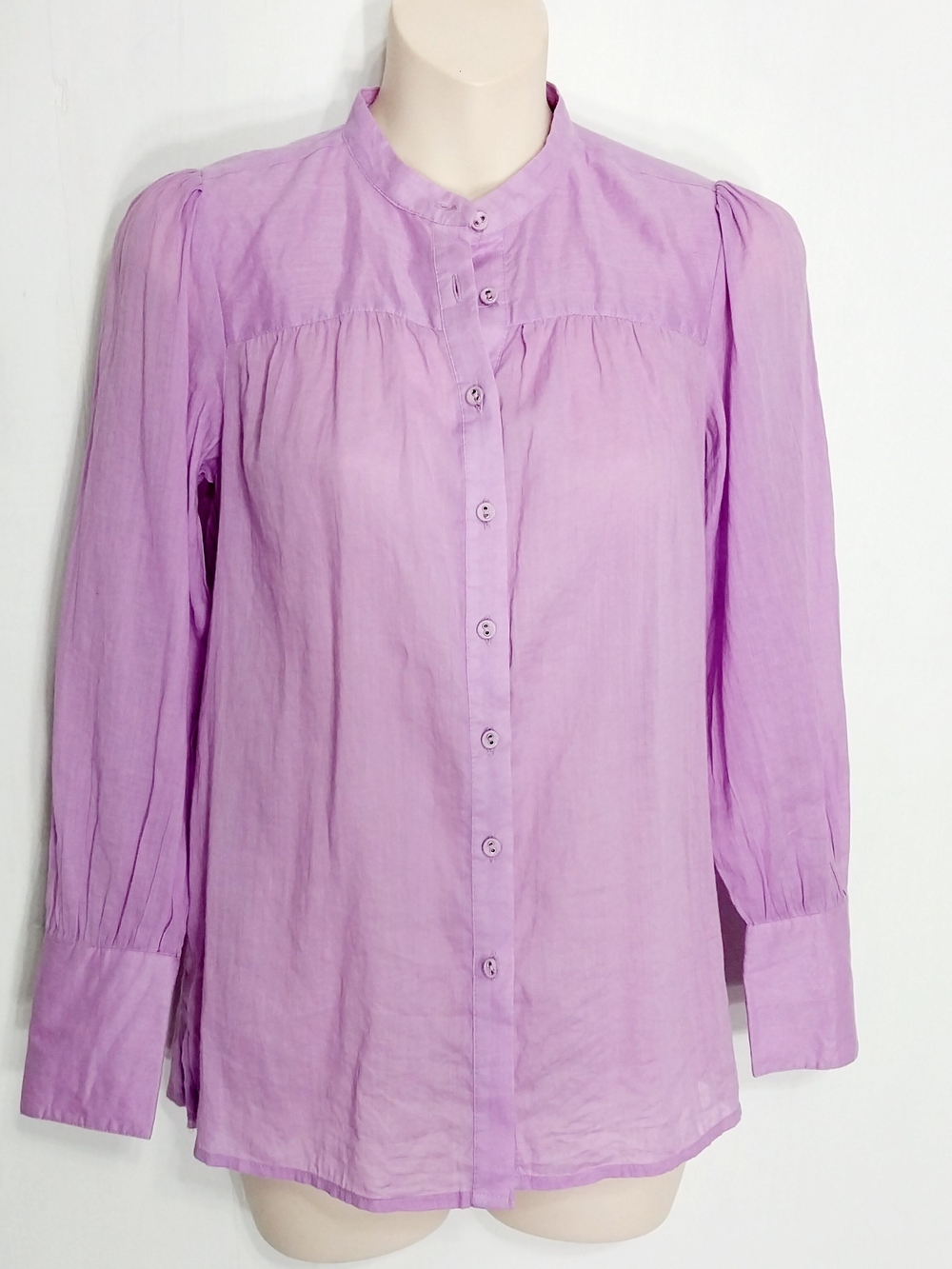 🔵BOGO FREE🔵 Loft Petites Button Down Top Feminine Long Sleeve Sz XXSP